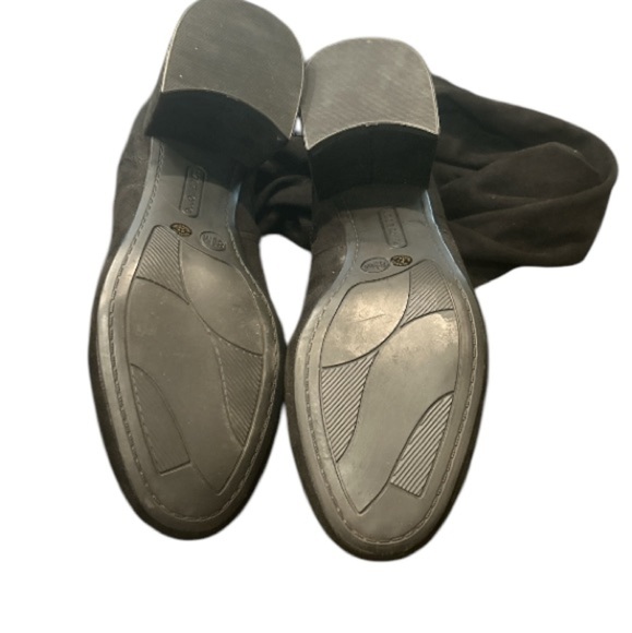 Liz Claiborne Chic Black Long Ultra Suede Over the‎ Knee Boots EUC, Size 8.5M - Picture 6 of 7